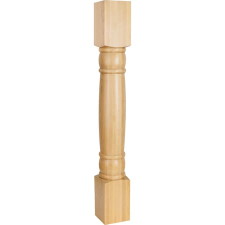 Hardware Resources 4-1/2" Wx4-1/2"Dx35-1/2"H Hard Maple Doric Post P14HMP